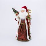 36 "Pluche kerstman decoratieve beeldjes 