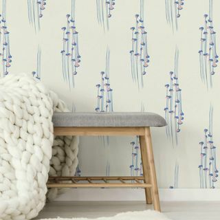 Gingko Blue Peel & Stick Wallpaper