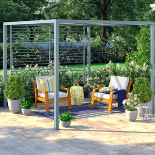 Bradenville 2,8 x 2,8 m metalen pergola