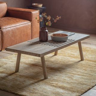 Indiyah houten salontafel in naturel