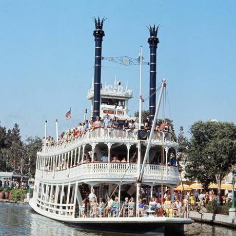 beste disney foto's disneyland mark twain waterfiets