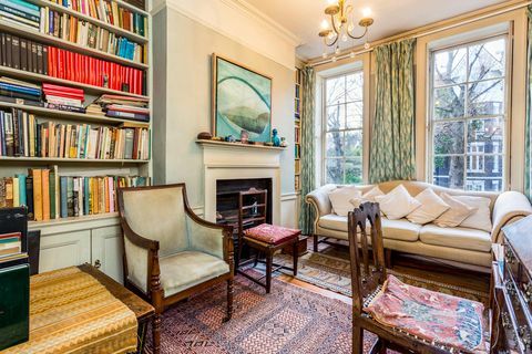 40 Well Walk - Hampstead - John Constable - bibliotheek - Savills