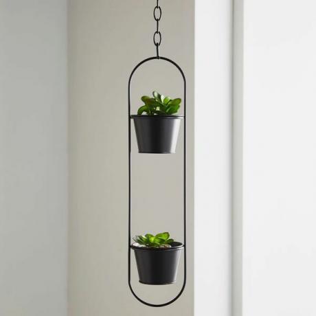 Lalita Small Duo hangende plantenhouder in zwart