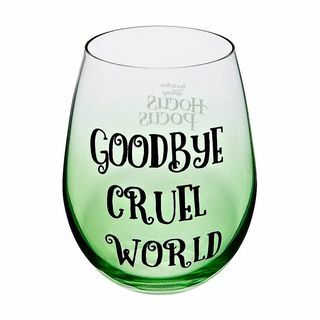 Vaarwel Cruel World Wine Glass