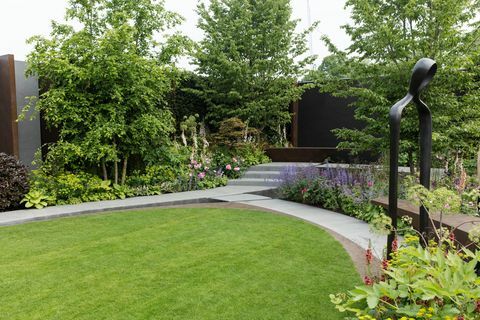 The Chelsea Barracks Garden van Jo Thompson, RHS Chelsea Flower Show 2016, Chelsea, Londen, Verenigd Koninkrijk - mei 2016