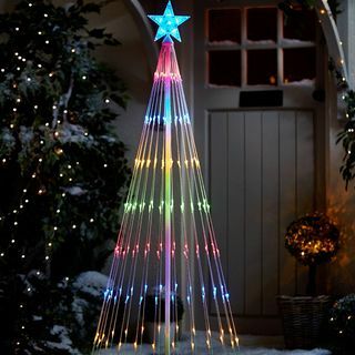 5.5ft Waterval LED IndoorOutdoor Kerstboomverlichting