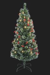 De Frosted LED & Fiber Optic Pine (3ft tot 7ft)