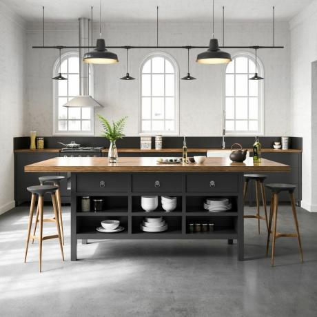 industriële keuken interieur