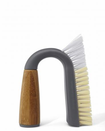 Full Circle Grunge Buster Grout & Tile Scrub Brush, Grijs