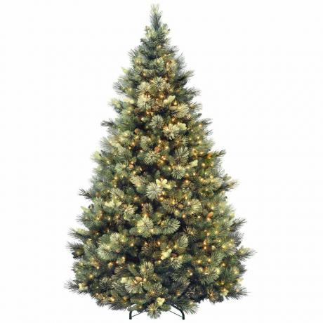 Carolina Pine 7,5 voet kunstmatige, voorverlichte kerstboom