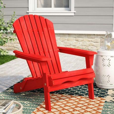 Philbrick massief houten opvouwbare Adirondack-stoel