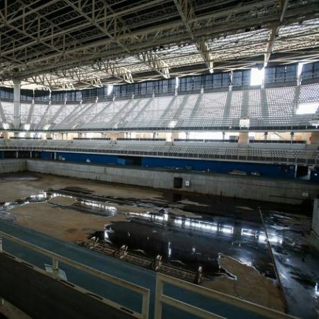 het olympisch park 9 maanden na de Olympische Spelen van Rio 2016