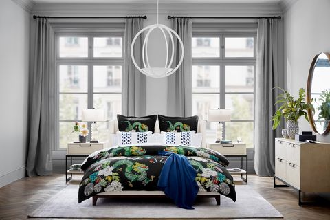 Meubilair, Kamer, Slaapkamer, Bed, Interieurontwerp, Beddengoed, Bedframe, Huis, Laken, Architectuur, 