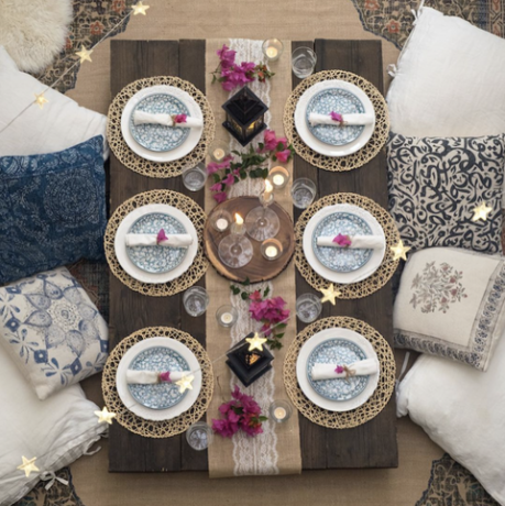 eid al fitr buitentafel decor