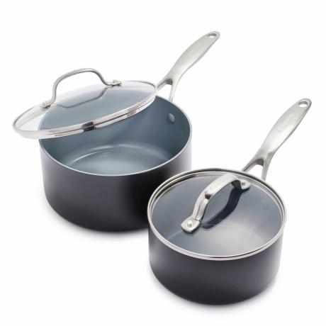 Valencia Pro 2QT en 3QT steelpannenset met deksels