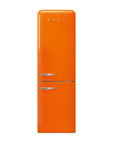 Smeg 11.7 cu ft. Onderste vriezer koelkast, oranje