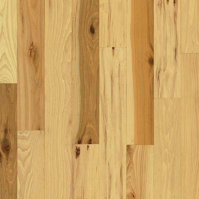 Plano Natural Hickory 3/4 in. Dik x 3-1 / 4 in. Brede x willekeurige lengte massief hardhouten vloeren (22 m2) ft. / doos)