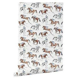 Horse & Jockey Wallpaper