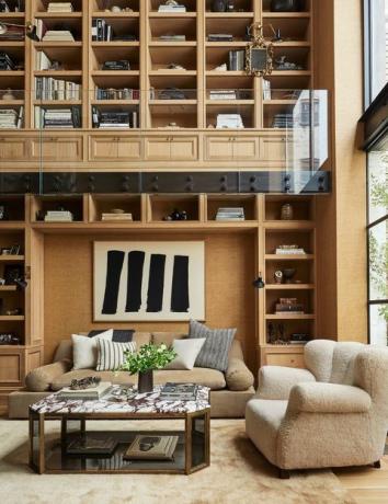 nate berkus jeremiah brent boekenkast nyc appartement