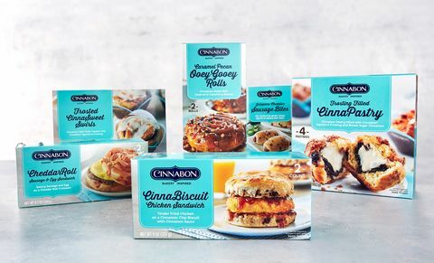 cinnabon bevroren ontbijtlijn