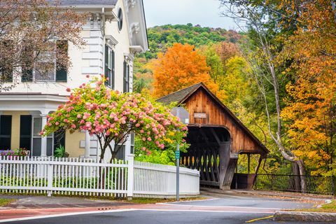 Woodstock, Vermont middelste overdekte brug