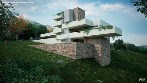 frank lloyd wright rendering virtuele onbebouwde huizen huizen