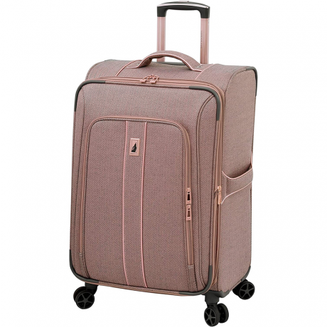 Newcastle Softside uitbreidbare spinnerbagage, 24-inch ingecheckte tas