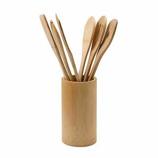 Dunelm Bamboe Gebruiksvoorwerp met Pot