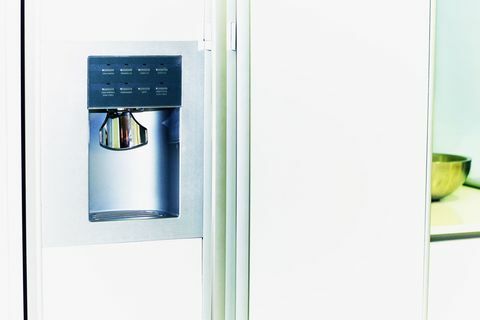 Waterdispenser van een koelkast