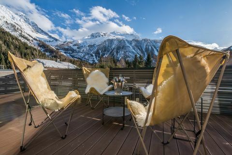 Mountain Retreat met sensationeel uitzicht op de bergen, Chamonix, Frankrijk