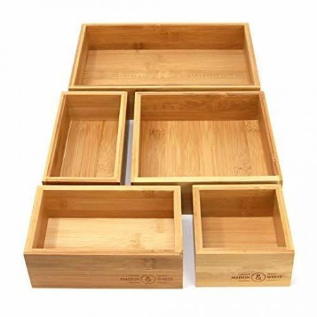 Bamboe Lade Organizer - Set van 5