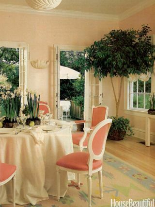 pastel eetkamer