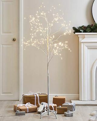 5ft White Twig Tree 270 Micro LED-verlichting