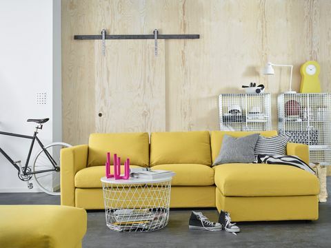 Ikea VIMLE bank - geel