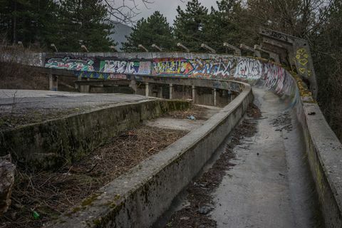 Bobsleebaan Olympische Winterspelen 1984 in Sarajevo