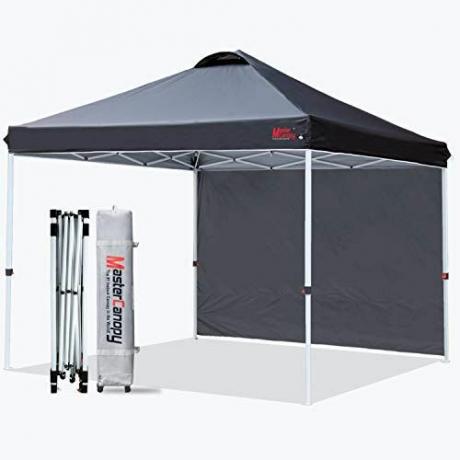 Pop-up luifel van 10' x 10' met 1 zijwand 