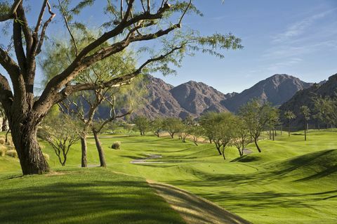 golflandschap in La Quinta, Californië