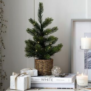 Voorverlichte mini-kerstboom - 1.5ft