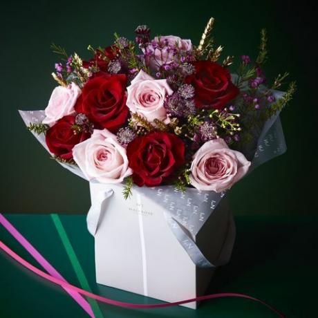 waitrose kerst bloemen cadeauzakje