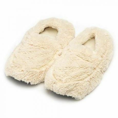 Crème Slippers voor in de magnetron