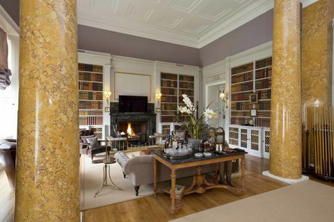 Whittingehame House appartement bibliotheek Strutt en Parker