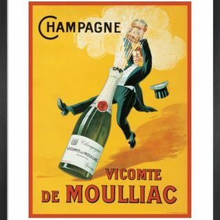 Vicomte de Moulliac Vintage Poster