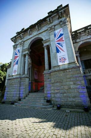 Parque Lage, het Britse hoofdkantoor van Team GB in Rio de Janeiro, Brazilië, voor de Olympische Spelen van 2016