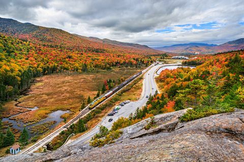 crawford notch schilderachtige spoorweg