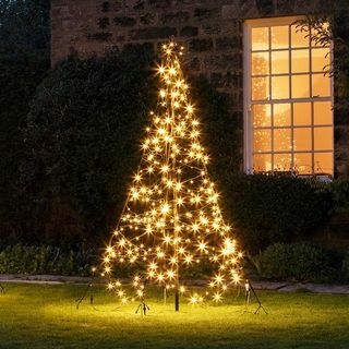 2 m warmwitte LED Fairybell buitenkerstboom