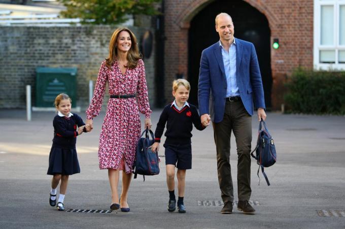 prins william kate middleton schoolmeisje prins george