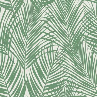 Fifi Green Palm Frond Behang 