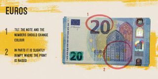 Euro - nagemaakte tekens
