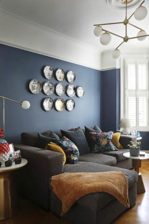 south london victorian home stiffkey blue farrow ball fornasetti plates loungebank