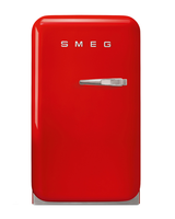 Smeg 1.5 cu ft. Compacte koelkast, rood